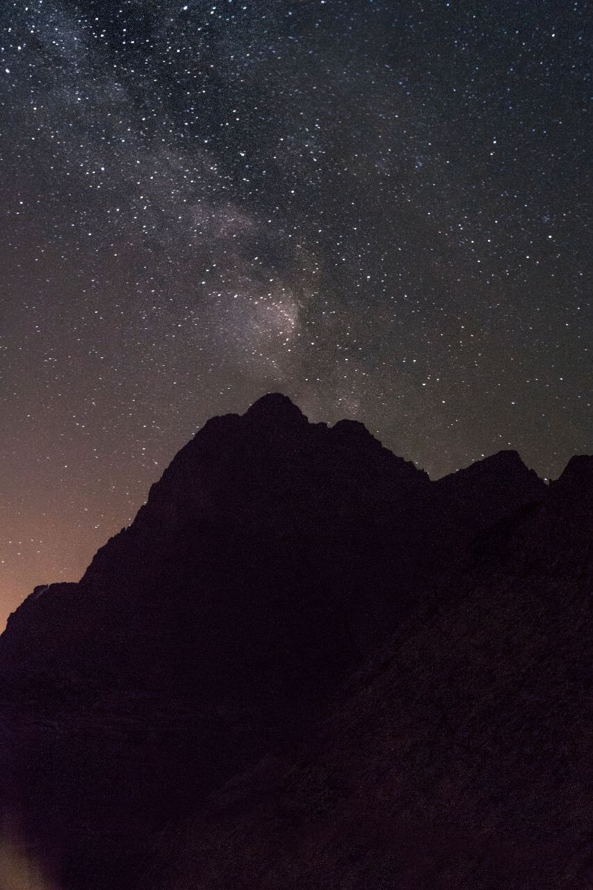 Foto delle stelle dall'osservatorio a Cortina