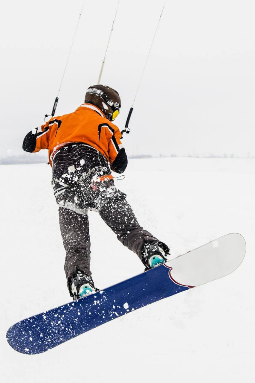 Snowkite a Cortina